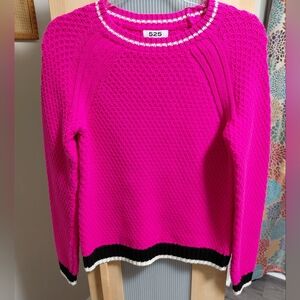 525 America Pink Crew Neck Sweater